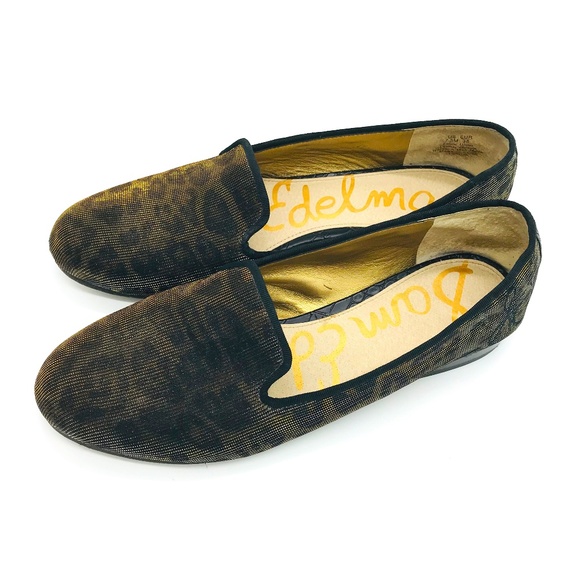 Sam Edelman Hurlie Smoking Leopard Loafers 7.5 - Picture 1 of 8